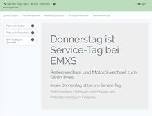 Tablet Screenshot of emxs.de